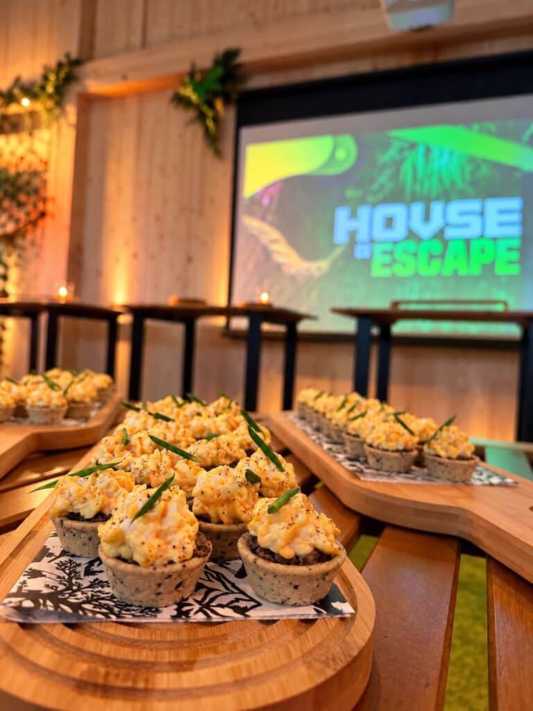 Savoury bites from a dinner-style aperitif at FunHouse Fribourg